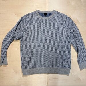J Crew XL Men's Blue and Gray Sweater